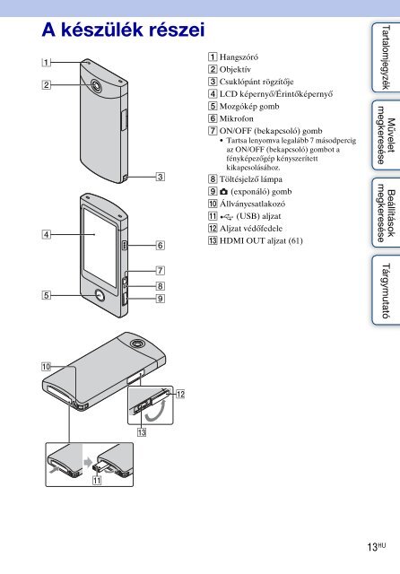 Sony MHS-TS10 - MHS-TS10 Istruzioni per l'uso Ungherese