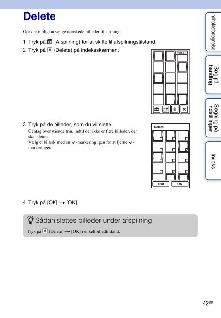 Sony MHS-TS20K - MHS-TS20K Istruzioni per l'uso Danese