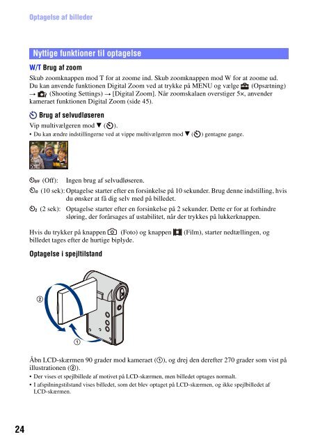 Sony MHS-CM5 - MHS-CM5 Istruzioni per l'uso Danese