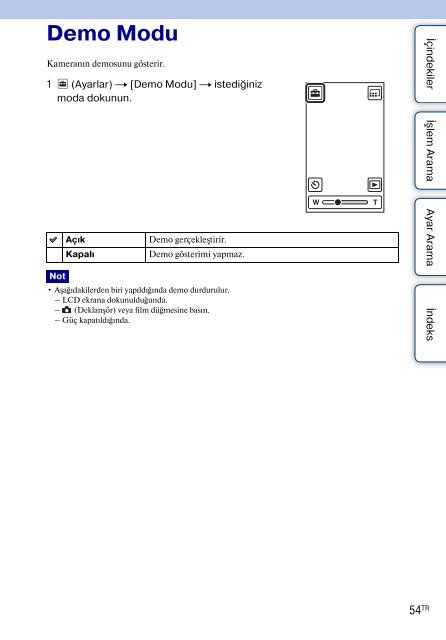 Sony MHS-TS20K - MHS-TS20K Istruzioni per l'uso Turco