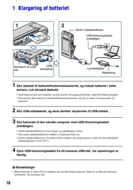 Sony MHS-PM5K - MHS-PM5K Istruzioni per l'uso Danese