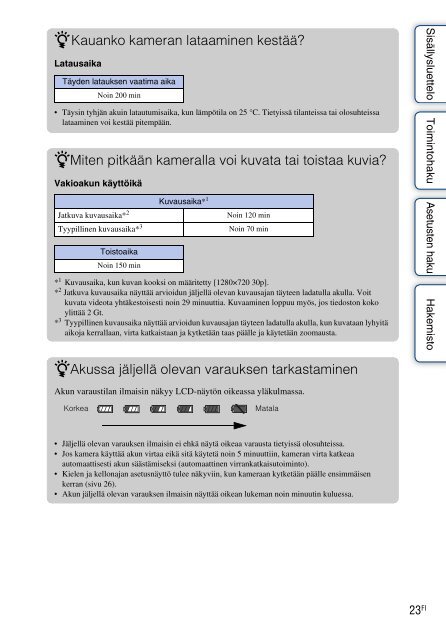 Sony MHS-TS10 - MHS-TS10 Istruzioni per l'uso Finlandese