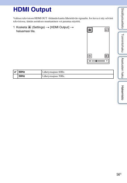 Sony MHS-TS10 - MHS-TS10 Istruzioni per l'uso Finlandese