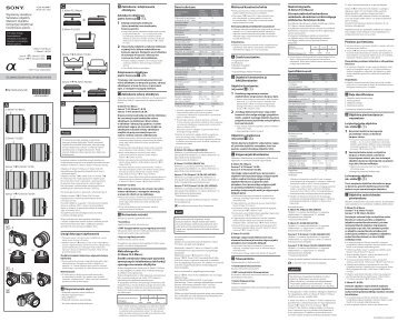 Sony SEL35F28Z - SEL35F28Z Istruzioni per l'uso Estone