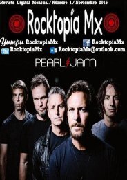 Rocktopía Mx - Número 1 - Noviembre 2015.
