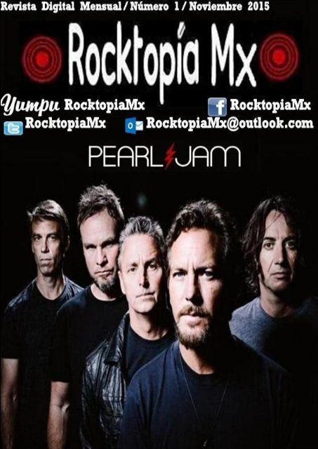 Rocktopía Mx - Número 1 - Noviembre 2015.
