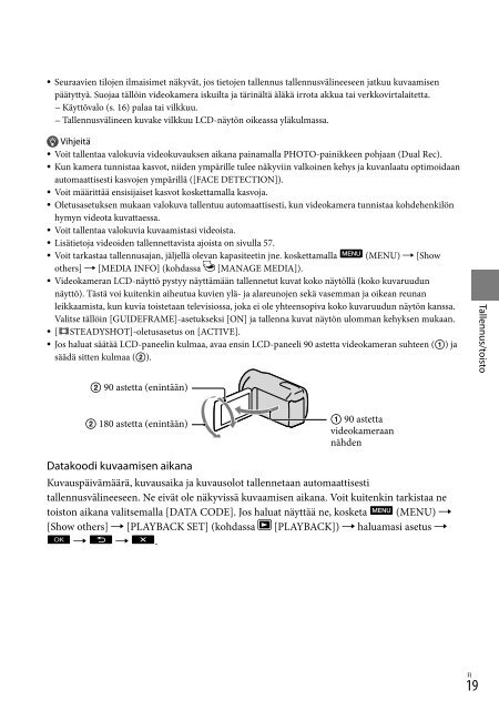 Sony DCR-SX73E - DCR-SX73E Istruzioni per l'uso Danese