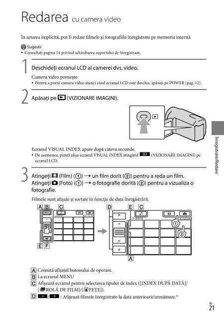 Sony DCR-SX73E - DCR-SX73E Istruzioni per l'uso Danese