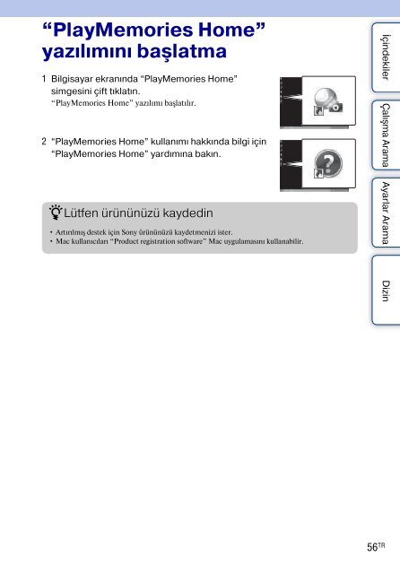 Sony HDR-AS30V - HDR-AS30V Guida all&rsquo;uso Turco