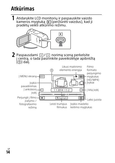 Sony HDR-PJ810E - HDR-PJ810E  Lituano