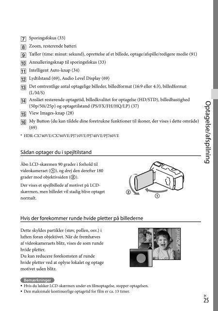 Sony HDR-CX730E - HDR-CX730E Istruzioni per l'uso Finlandese