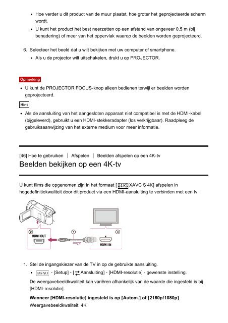 Sony FDR-AXP33 - FDR-AXP33 Guida Olandese