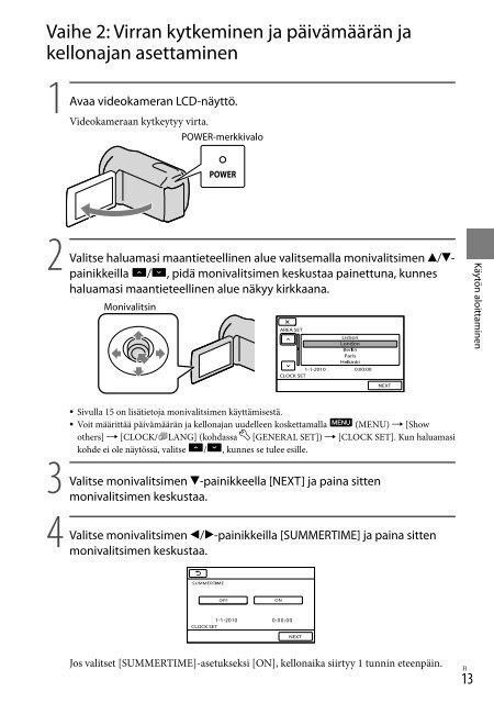 Sony DCR-SX15E - DCR-SX15E Istruzioni per l'uso Danese