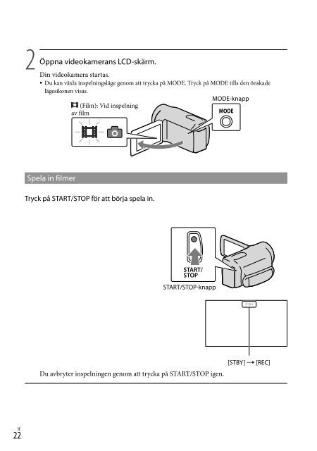 Sony DCR-SX15E - DCR-SX15E Istruzioni per l'uso Danese