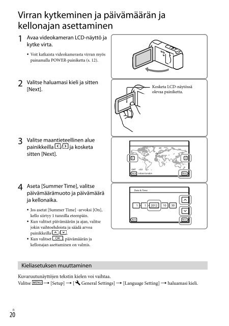 Sony HDR-PJ580E - HDR-PJ580E Istruzioni per l'uso Svedese