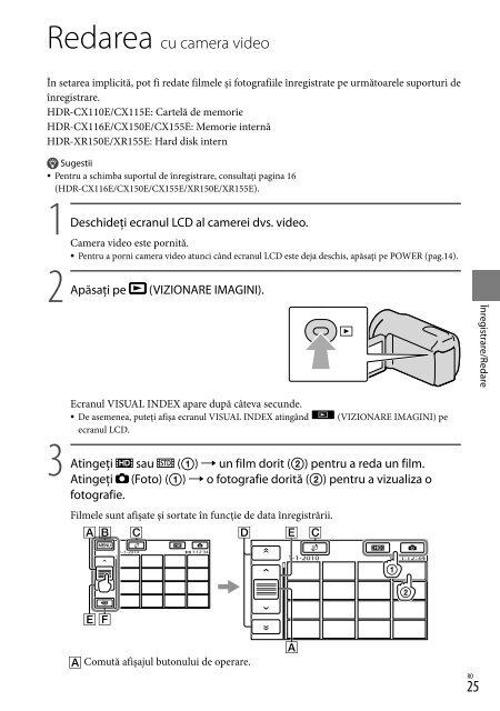 Sony HDR-CX150E - HDR-CX150E Istruzioni per l'uso Finlandese