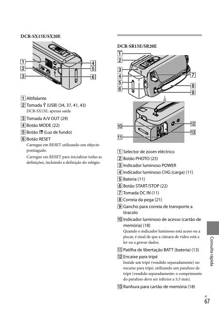 Sony DCR-SR20E - DCR-SR20E Istruzioni per l'uso Greco