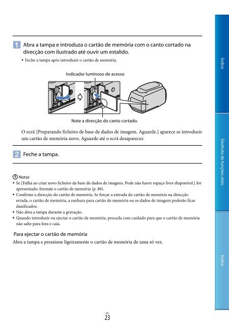 Sony HDR-CX130E - HDR-CX130E Istruzioni per l'uso Portoghese