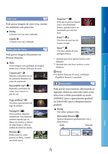 Sony HDR-CX130E - HDR-CX130E Istruzioni per l'uso Portoghese