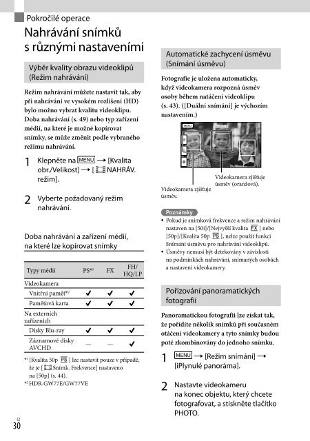 Sony HDR-GW55VE - HDR-GW55VE Istruzioni per l'uso Polacco