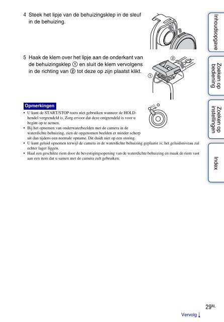 Sony HDR-AS15 - HDR-AS15 Guida all&rsquo;uso Olandese