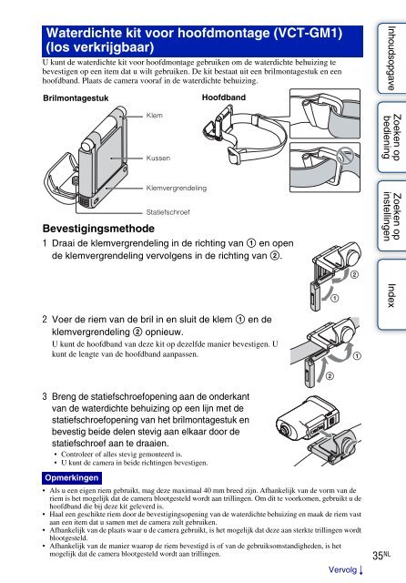 Sony HDR-AS15 - HDR-AS15 Guida all&rsquo;uso Olandese