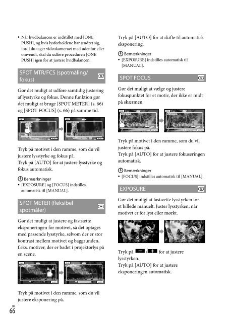 Sony HDR-XR155E - HDR-XR155E Istruzioni per l'uso Danese