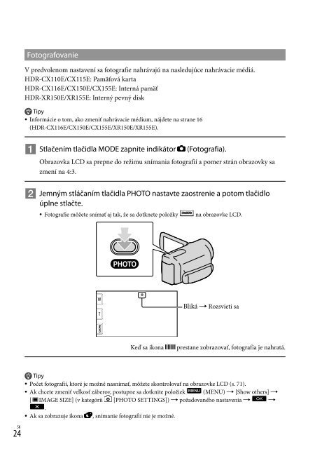 Sony HDR-XR155E - HDR-XR155E Istruzioni per l'uso Ceco