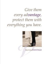 Give them every advantage protect them with everything you have
