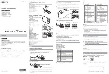 Sony HDR-AS100VB - HDR-AS100VB  Sloveno