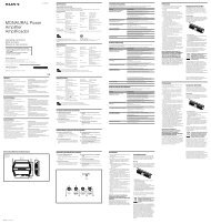 Sony XM-ZZR3301 - XM-ZZR3301 Istruzioni per l'uso Spagnolo