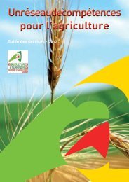 Lexique - qui fait quoi - Chambres d'agriculture - Picardie