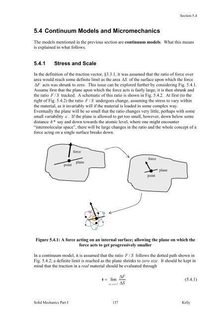 5.4 Continuum Models and Micromechanics