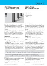 Documentation produits (pdf) - FJ Aschwanden AG