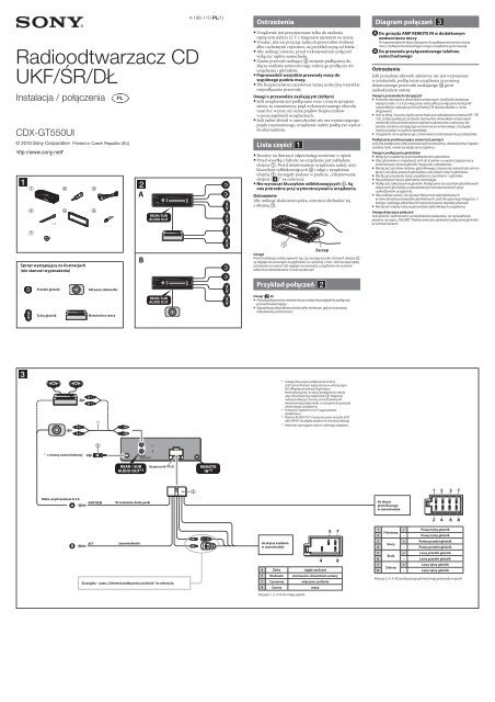 Автомагнитола sony cdx gt500 инструкция