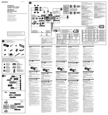 Sony MDX-M690 - MDX-M690 Guida di installazione Francese