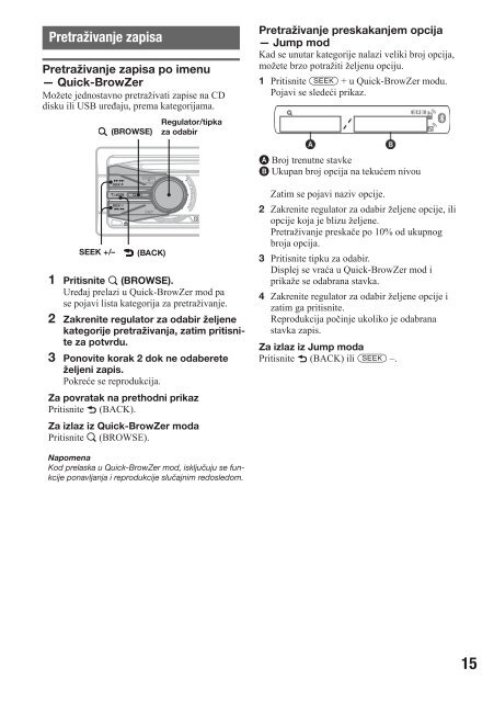 Sony MEX-BT3800U - MEX-BT3800U Istruzioni per l'uso Serbo