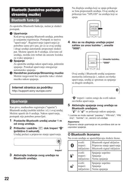 Sony MEX-BT3800U - MEX-BT3800U Istruzioni per l'uso Serbo