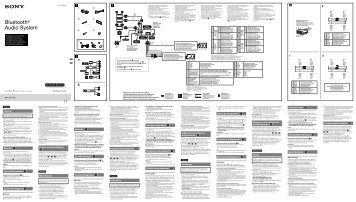 Sony MEX-BT4100U - MEX-BT4100U Guida di installazione Tedesco