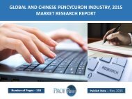 GLOBAL AND CHINESE PENCYCURON INDUSTRY, 2015 MARKET RESEARCH REPORT