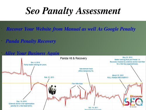 SEO Penalty Recovery Services Brisbane