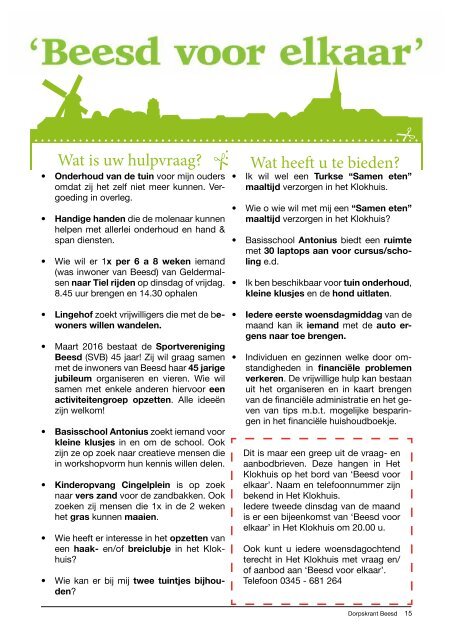 DORPSKRANT BEESD - JAARGANG 7 - NR.2