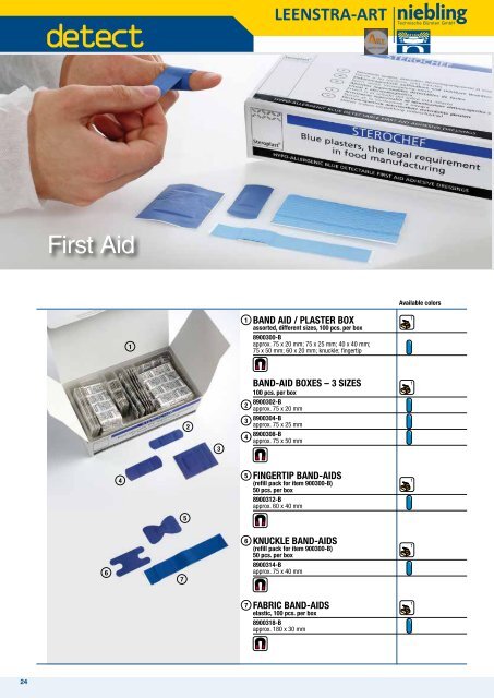 Niebling Detectable-Products