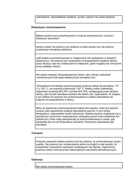 Sony PR13-D6A - PR13-D6A Istruzioni per l'uso Polacco