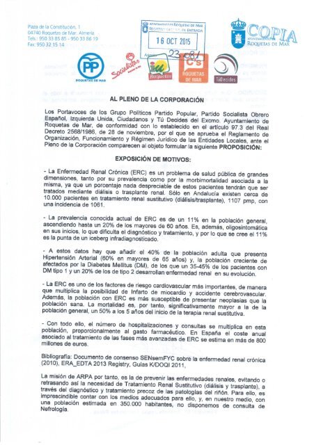 2015_10_16 Moción conjunta Consulta Nefrología Poniente