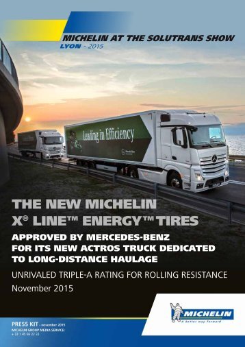THE NEW MICHELIN X LINE Energy TIRES