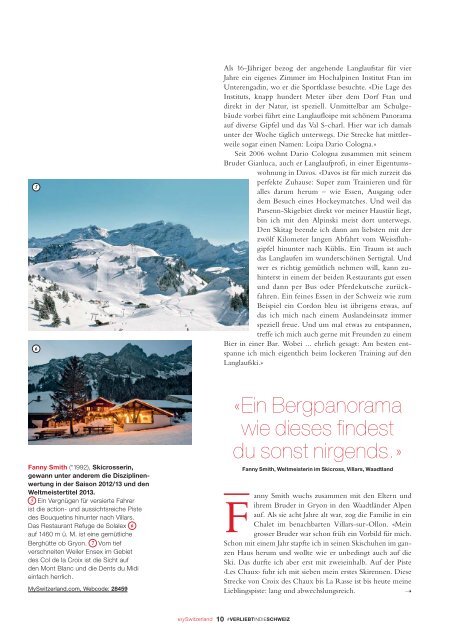 Das Schweizer Ferienmagazin Winter - Deutsch