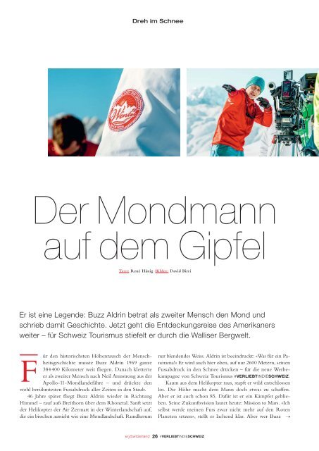 Das Schweizer Ferienmagazin Winter - Deutsch