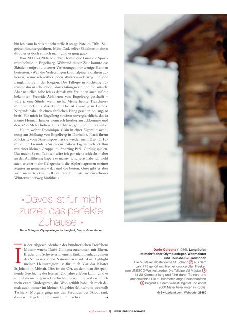 Das Schweizer Ferienmagazin Winter - Deutsch