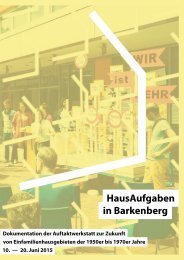 HausAufgaben in Barkenberg | 10. - 20. Juni 2015 | Dokumentation